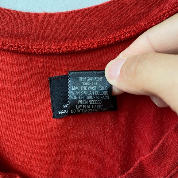 Bravado Sleeveless Tee Tunic Tank Top Drake Graphic Print Red Y2K Women's Small - Picture 4 of 5